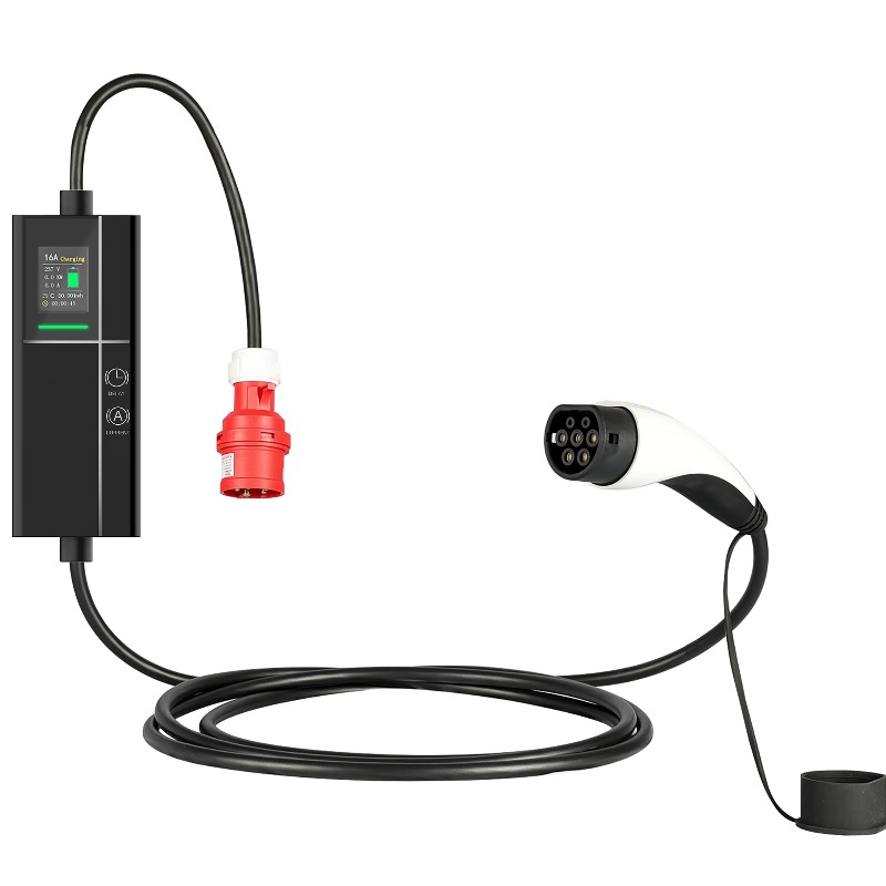 Type 2 Portable Ev Charger 11Kw Cee - 2026年式 ポータブルEV充電器 16A 5M 11KW タイプ2