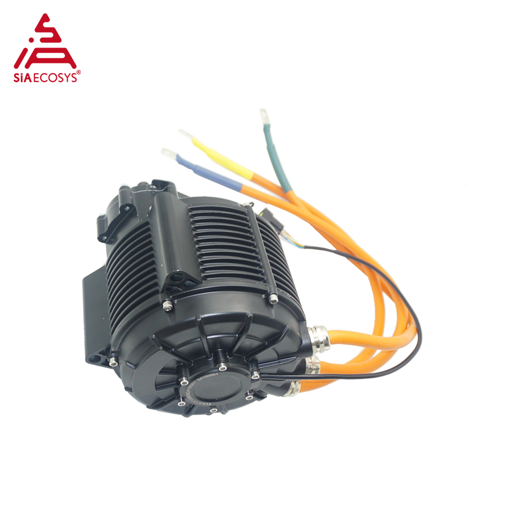 Fardriver Nd72850 Controller - QSMOTOR QS165 60H 12kW IPM PMSMミッドドライブモーター、1:2.37ギアボックス、14Tスプロケットエンコーダー、ホールタイプ付き