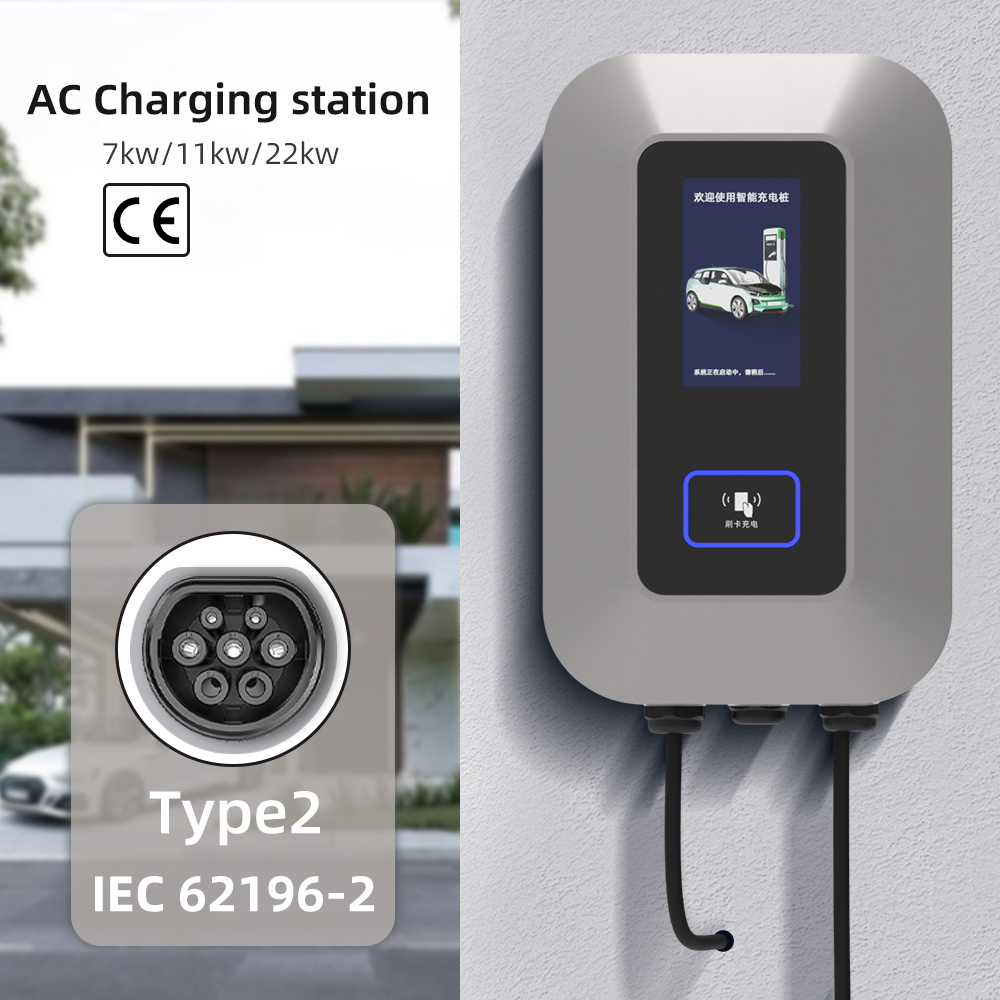 Ev Charger Type 2 22Kw 32A 3 Phase - 32A EV充電ステーション 22KW 3相電気自動車充電器 タイプ2 EVSE