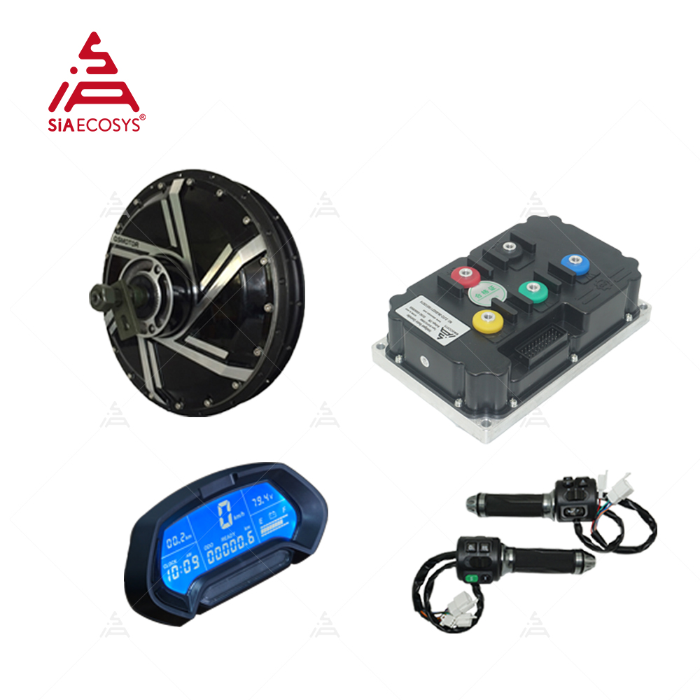 Qs Motor 273 8000W Hub Motor - QSモーター273 8000W V3 72V 120km/h高速DCハブモーターND72850コントローラー 新型電動バイクスピードメーター
