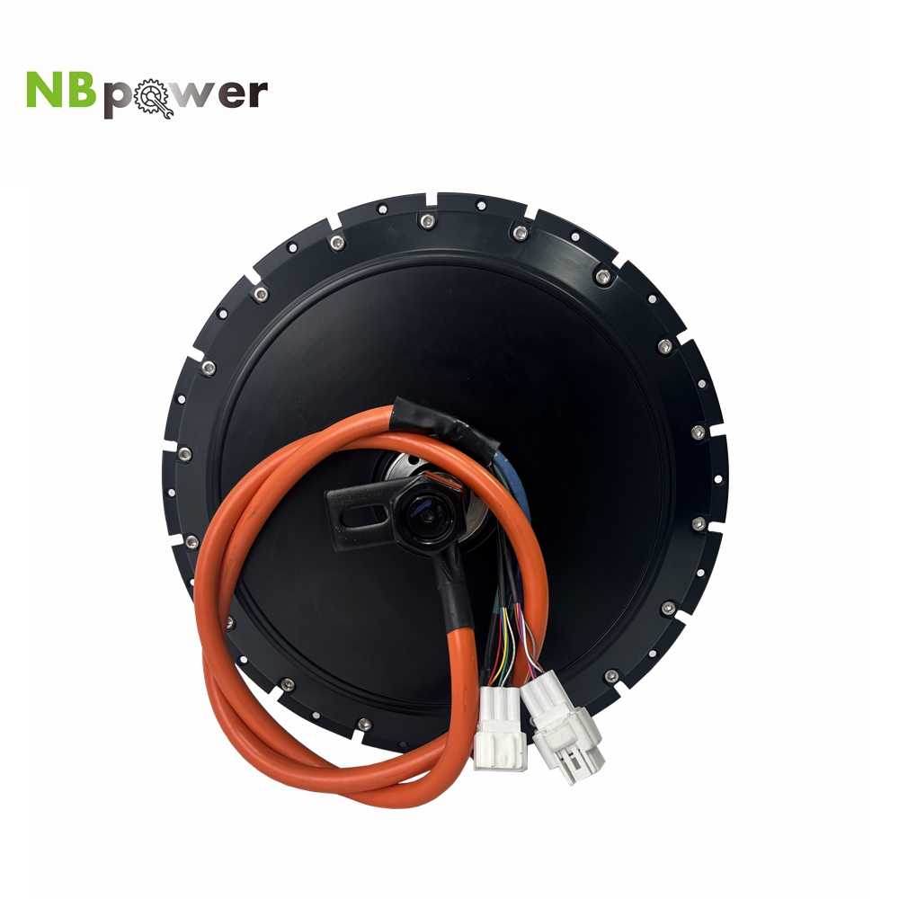 Qs Motor 273 8000W Hub Motor - NBpower 18x22mmアクスル 40H QS 273ピーク8000W ドロップアウト幅170mm