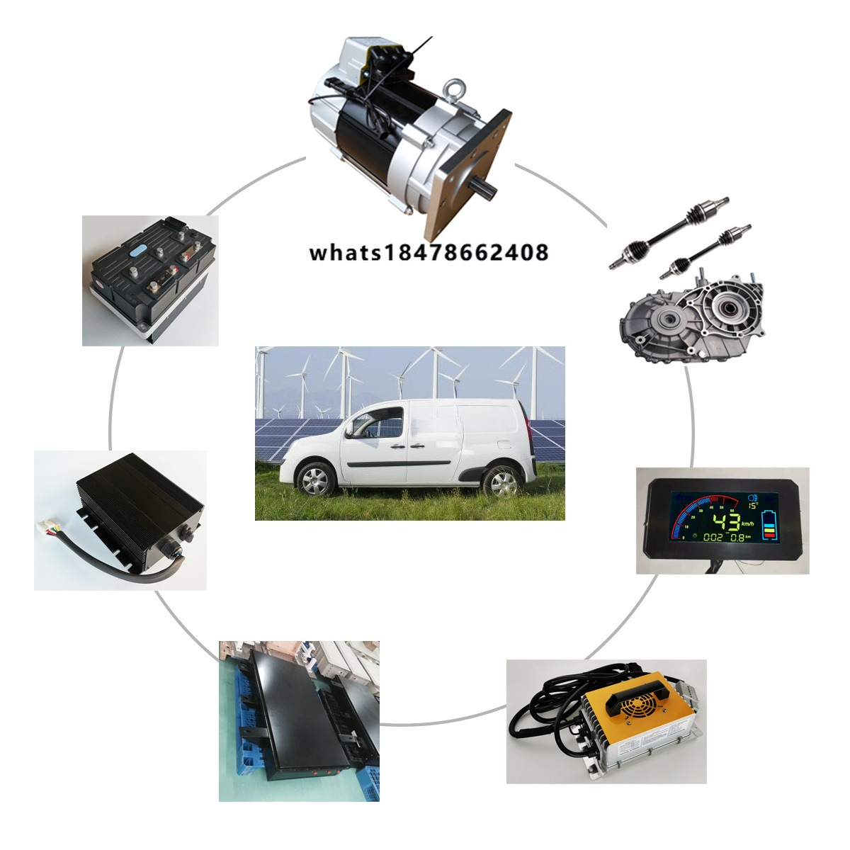 15kW電動モーターカー電気化コンバージョンキットAC誘導モ - Ev Electric Motor Conversion Kit Car のレビューと価格