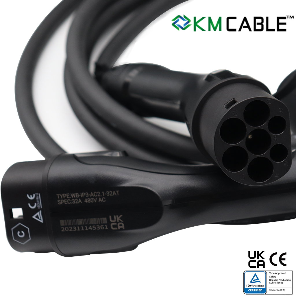 卸売22kW 32A タイプ2-タイプ2 EV充電ケーブル  - Ev Charger Type 2 22Kw 32A 3 Phase のレビューと価格