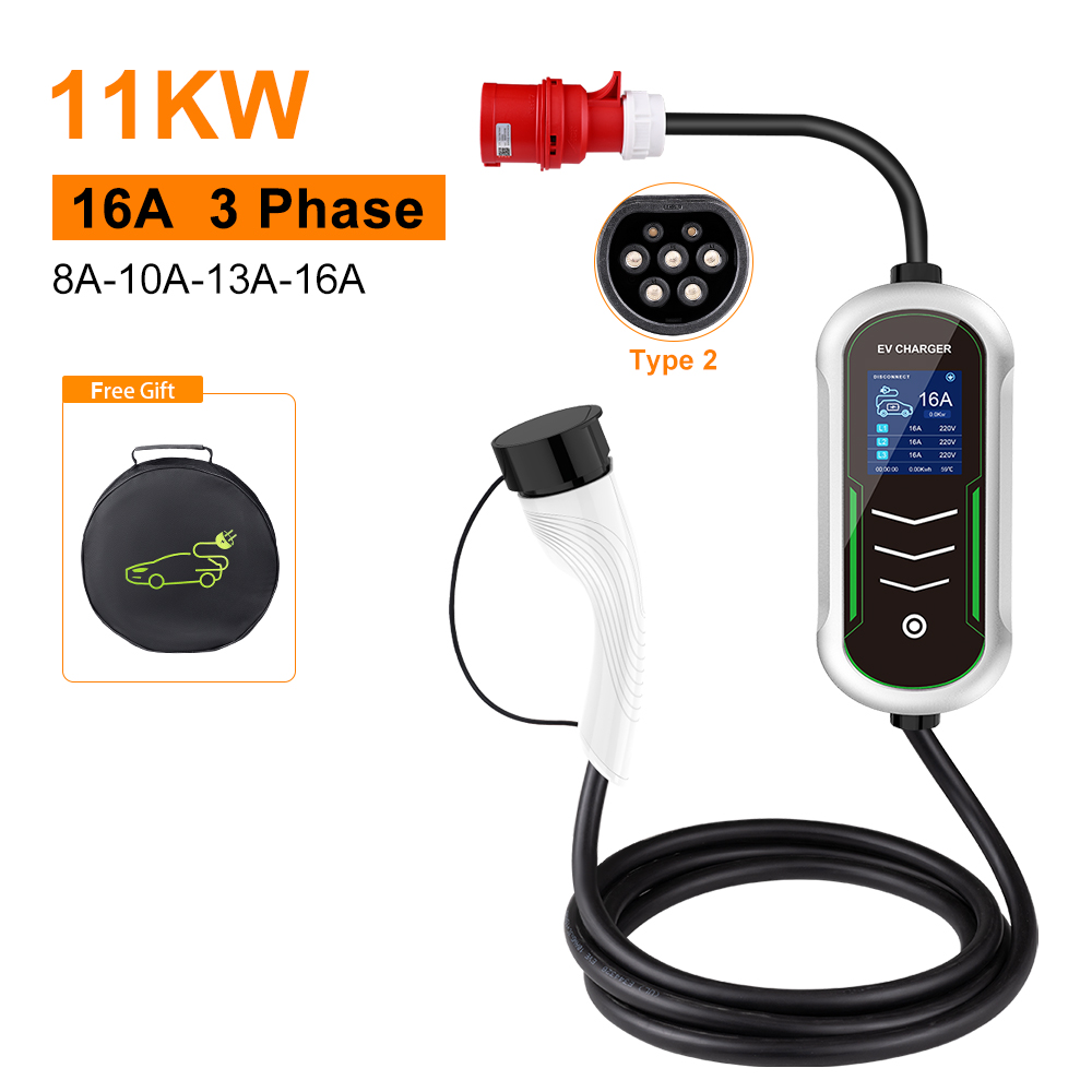 IPENGEN 11KW EV ポータブル充電器 タイプ2  - Type 2 Portable Ev Charger 11Kw Cee のレビューと価格