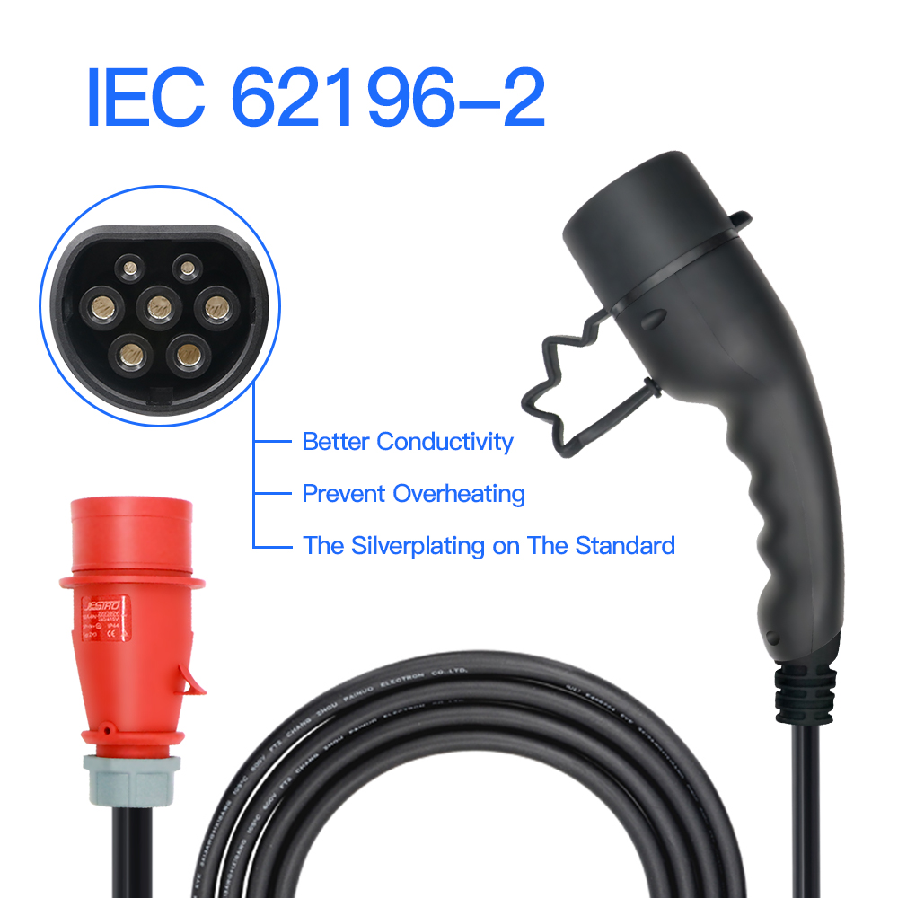 3.5 メートルケーブル Type2 EV ポータブル充電器 - Type 2 Portable Ev Charger 11Kw Cee のレビューと価格