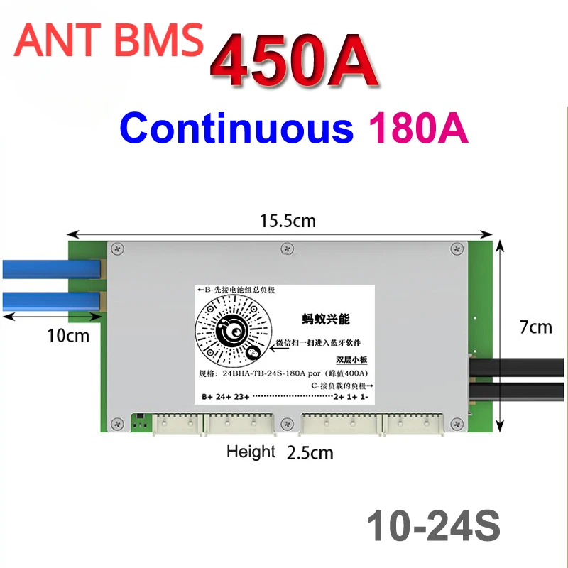 Ant Smart BMS Bluetoothバランス保護ボ - Smart Bms 24S 200A Bluetooth Lifepo4 のレビューと価格