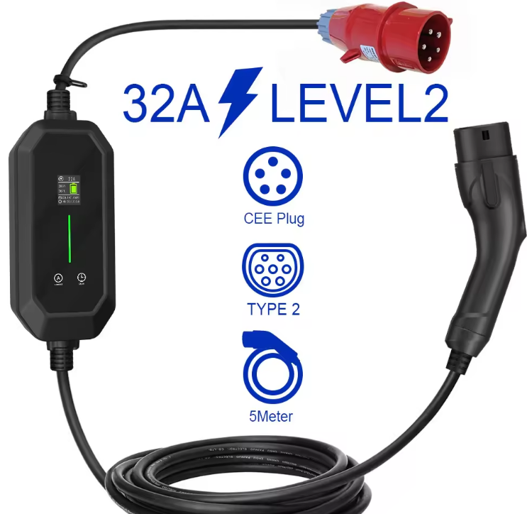 TARY 32a 3相 22kw Gb/t to Type  - Ev Charger Type 2 22Kw 32A 3 Phase のレビューと価格
