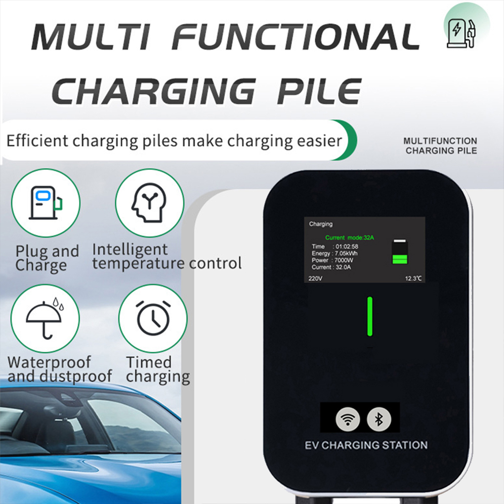 TYPE-2 ウォールボックス EV 充電器 7KW 11K - Ev Charger Type 2 22Kw 32A 3 Phase のレビューと価格