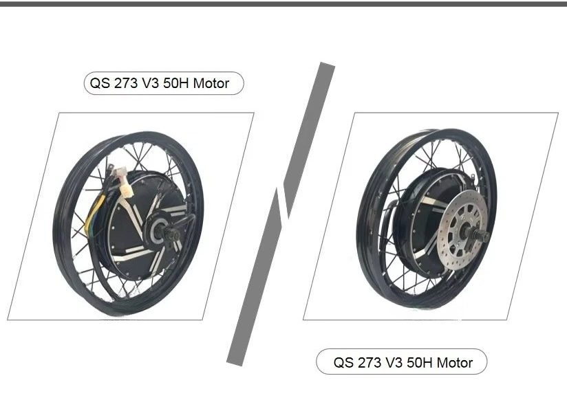電動バイクモーターキット QS 273 50H 200mmフ - Qs Motor 273 8000W Hub Motor のレビューと価格