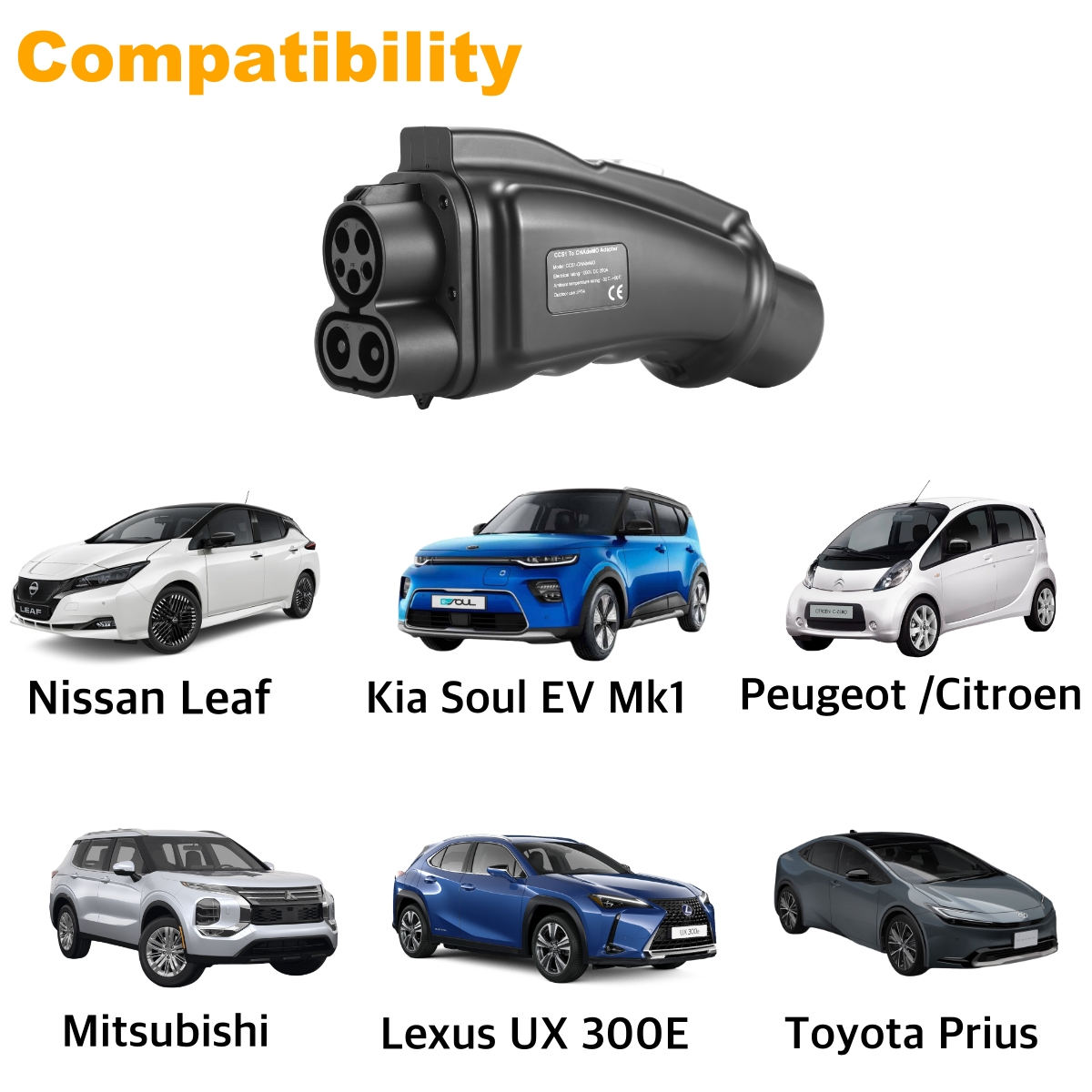 EVcharger4U CCS1 to CHAdeMO 10 - Chademo To Ccs Combo 1 Adapter のレビューと価格